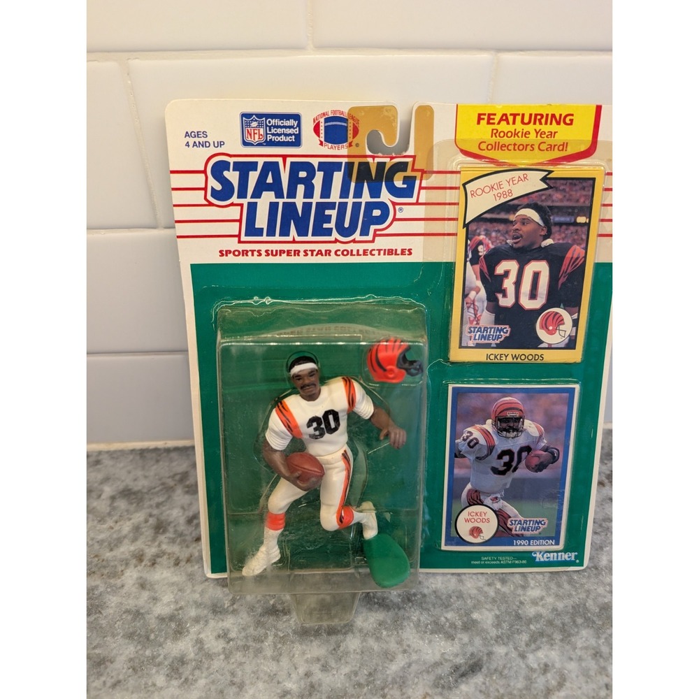 Ickey Woods‎ 1990 Football Starting Lineup SLU Cincinnati Bengals